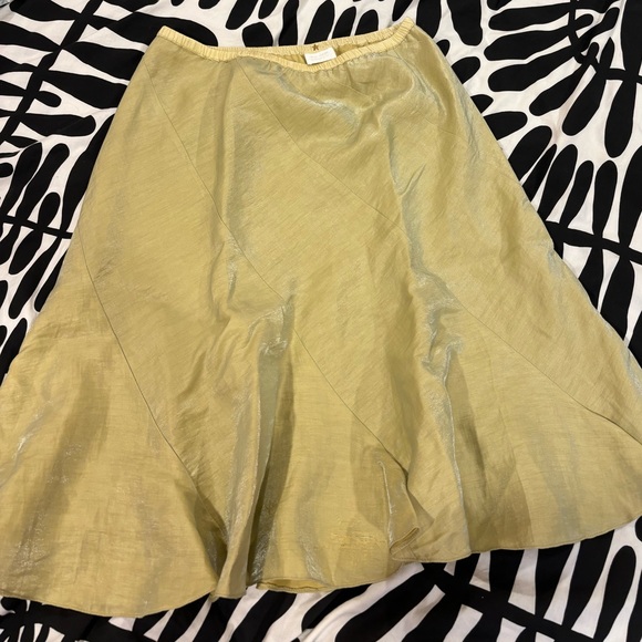 Peter Cohen skirt and jacket Suit size S light mustard. High end designer. - Picture 5 of 9